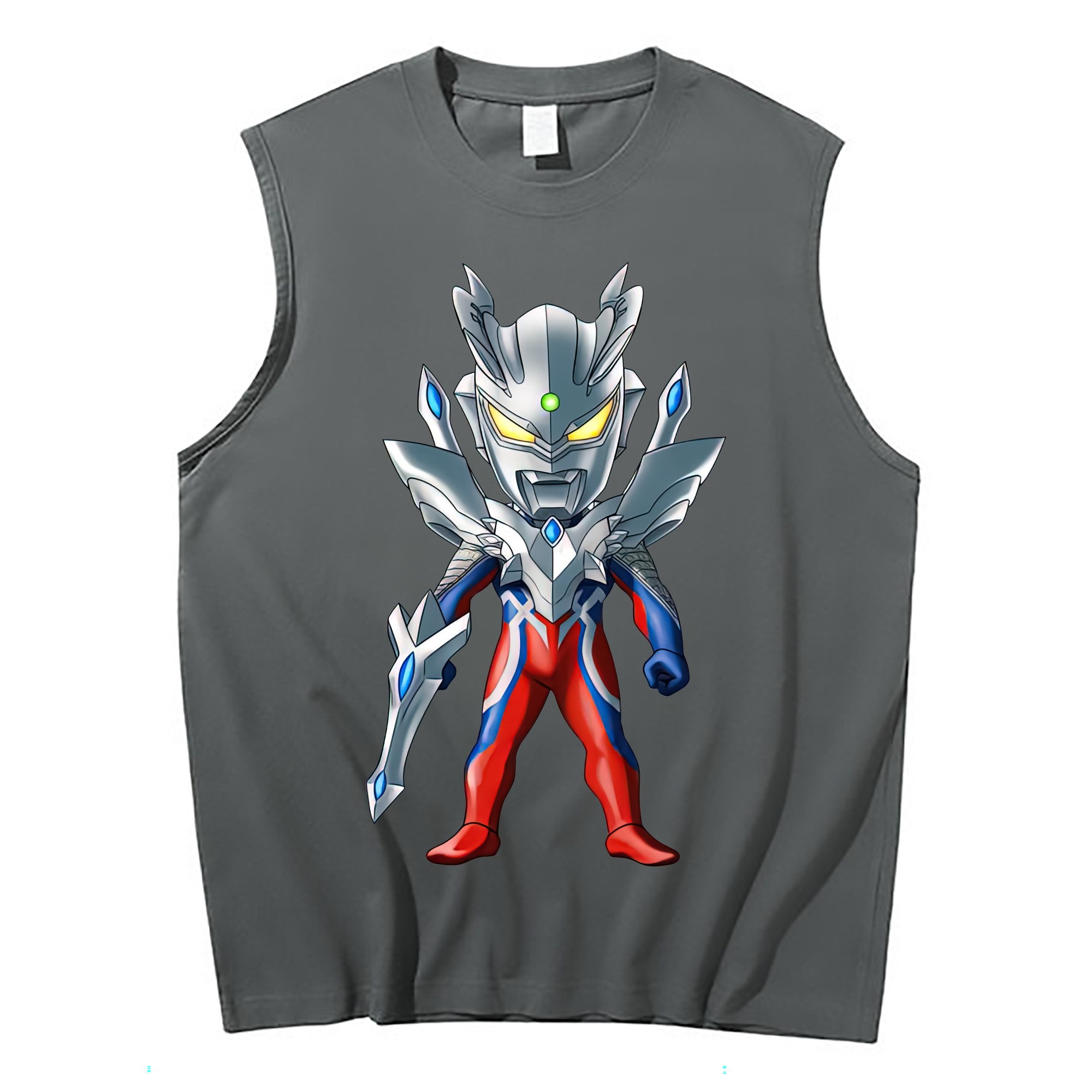 （画像用） ウルトラマン Ultraman コットン100％タンクトップ（フロントプリント）